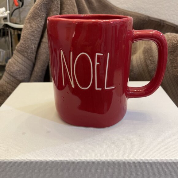 RAE DUNN Holiday Christmas  "NOEL" Red Mug By Magenta Gift Fun Holiday Friend - Picture 1 of 11